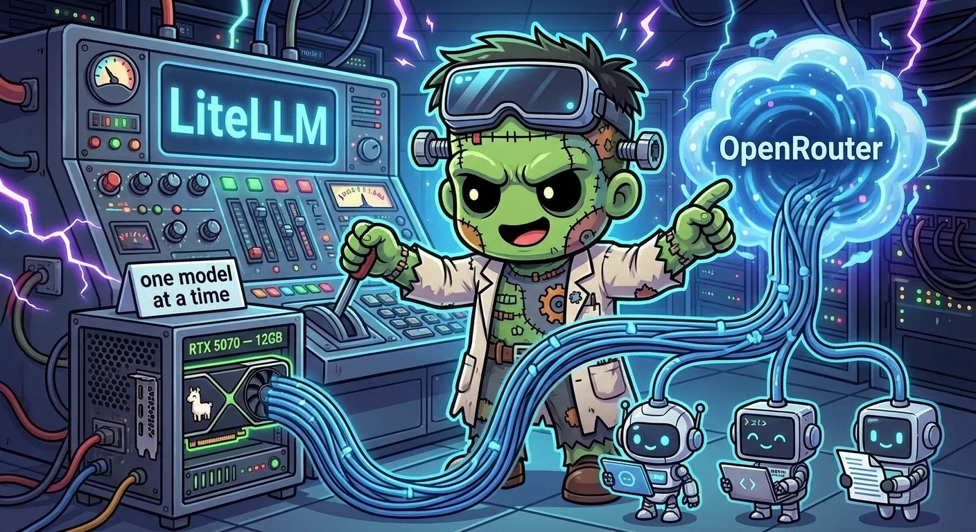 Local Inference — Ollama, LiteLLM, and OpenRouter