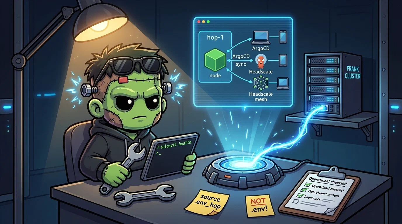 Operating on Hop — Single-Node Talos Edge Cluster